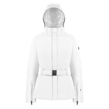 Womens ski jacket white Emily