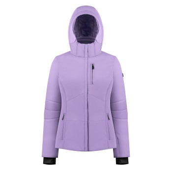 Womens stretch ski jacket lavender purple Emma