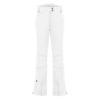 Womens stretch ski pants white Eva