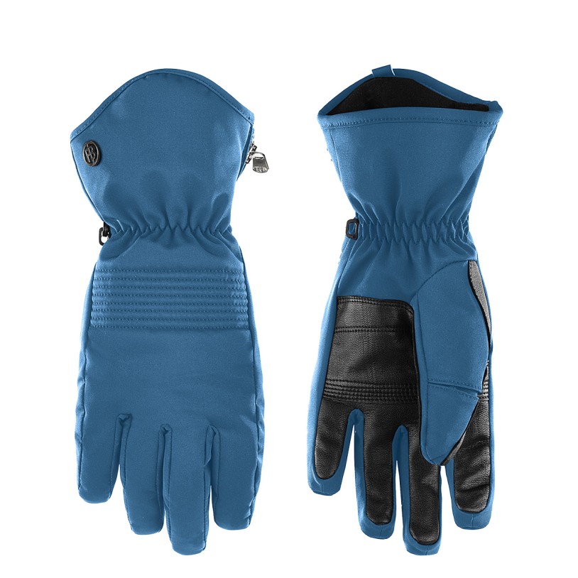 Womens ski gloves twilight blue Glovi