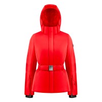 Womens ski jacket scarlet red Joana