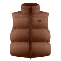 Womens synthetic down vest choco brown Charlie
