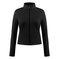 Womens stretch fleece jacket black Helen
