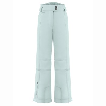 Girls stretch ski pants aloe blue