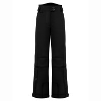 Girls stretch ski pants black