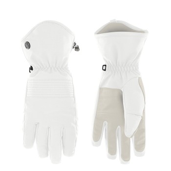 Womens ski gloves white