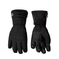 Girls ski gloves black