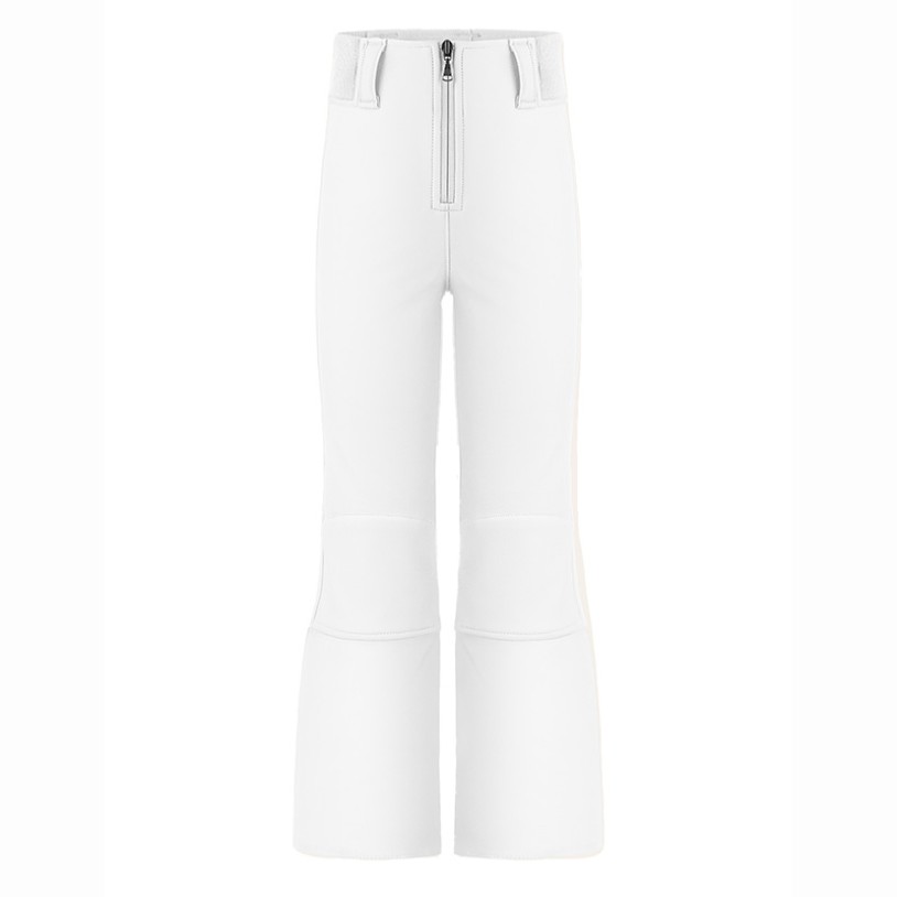 Girls softshell pants white