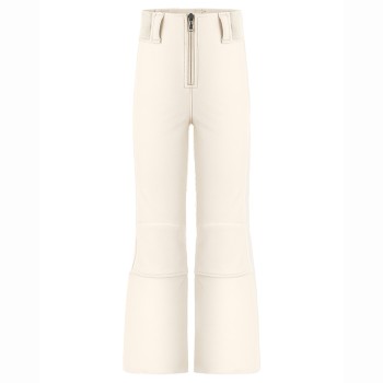 Girls softshell pants natural white