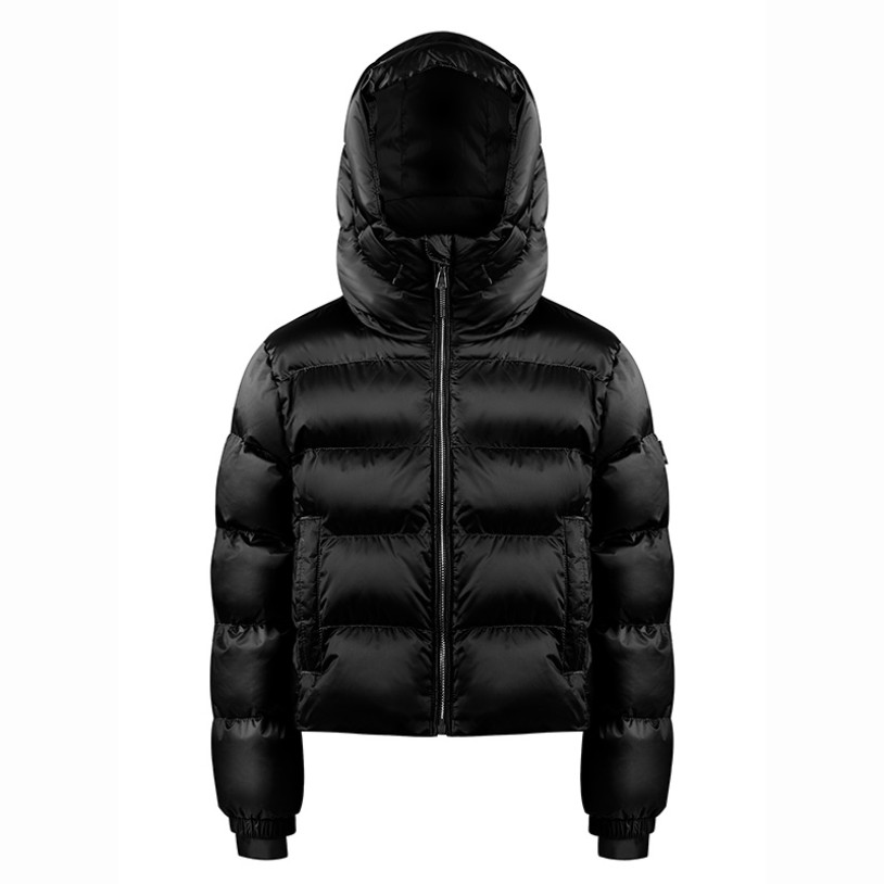 Girls synthetic down ski jacket black