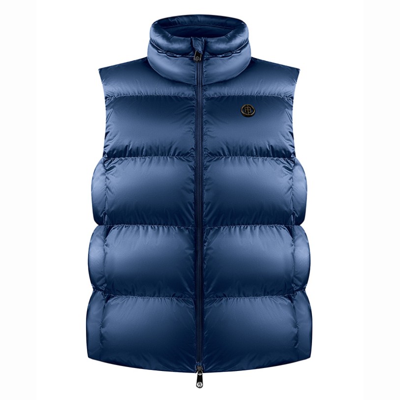 Womens synthetic down vest acid blue