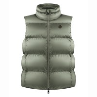 Womens synthetic down vest lichen green