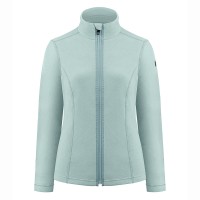 Womens micro fleece aloe blue