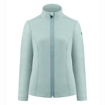 Womens micro fleece aloe blue