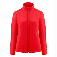 Womens micro fleece scarlet red