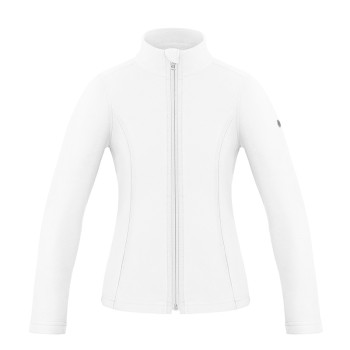 Girls micro fleece jacket white