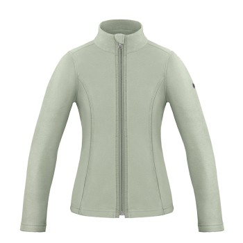 Girls micro fleece jacket lichen green