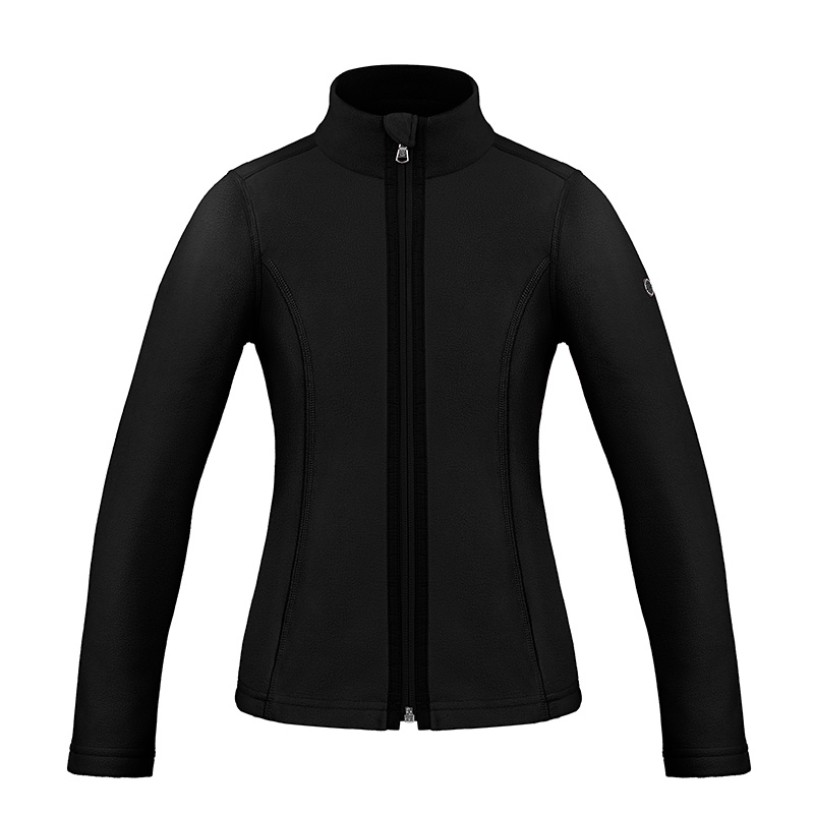 Girls micro fleece jacket black