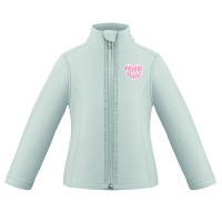 Girls micro fleece jacket aloe blue