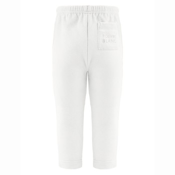 Fleece pants white