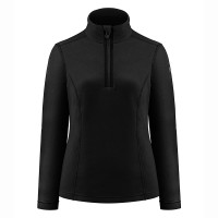 Womens micro fleece sweater black