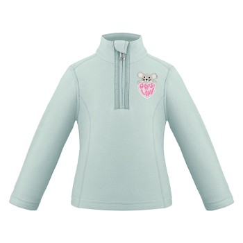 Girls micro fleece jacket aloe blue