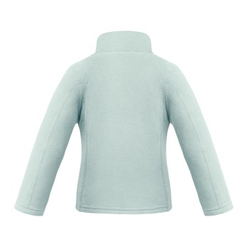 Girls micro fleece jacket aloe blue