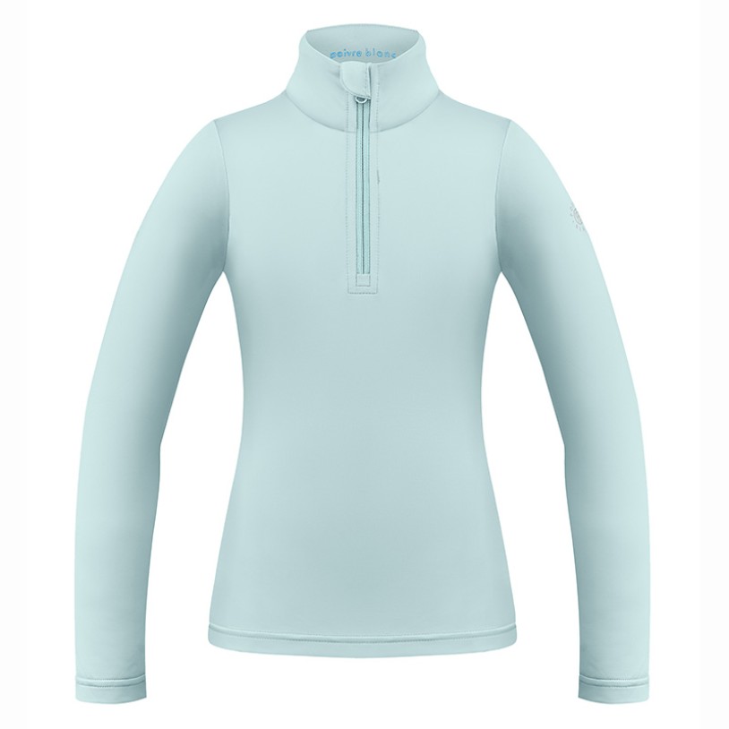 Girls base layer aloe blue