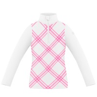 Girls base layer cross orchid pink