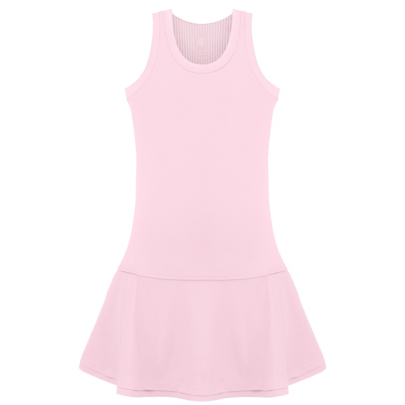 Girls dress powder pink