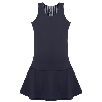 Girls dress oxford blue