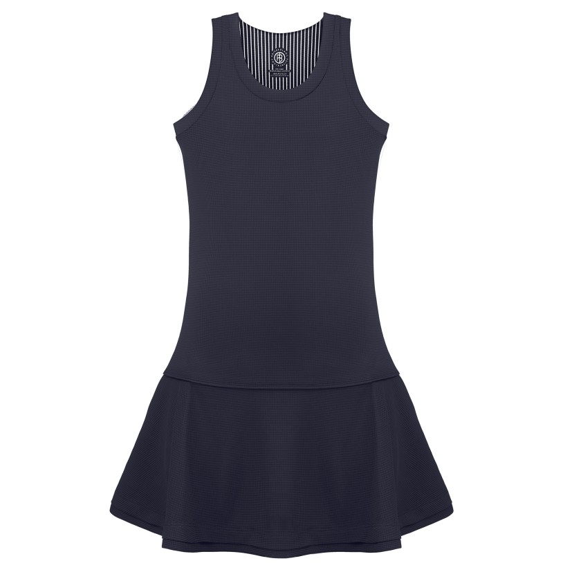 Girls dress oxford blue