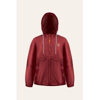 Womens windbreaker tango red