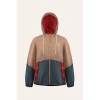 Girls windbreaker brownie brown