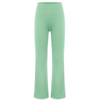 Girls stretch pants almond green