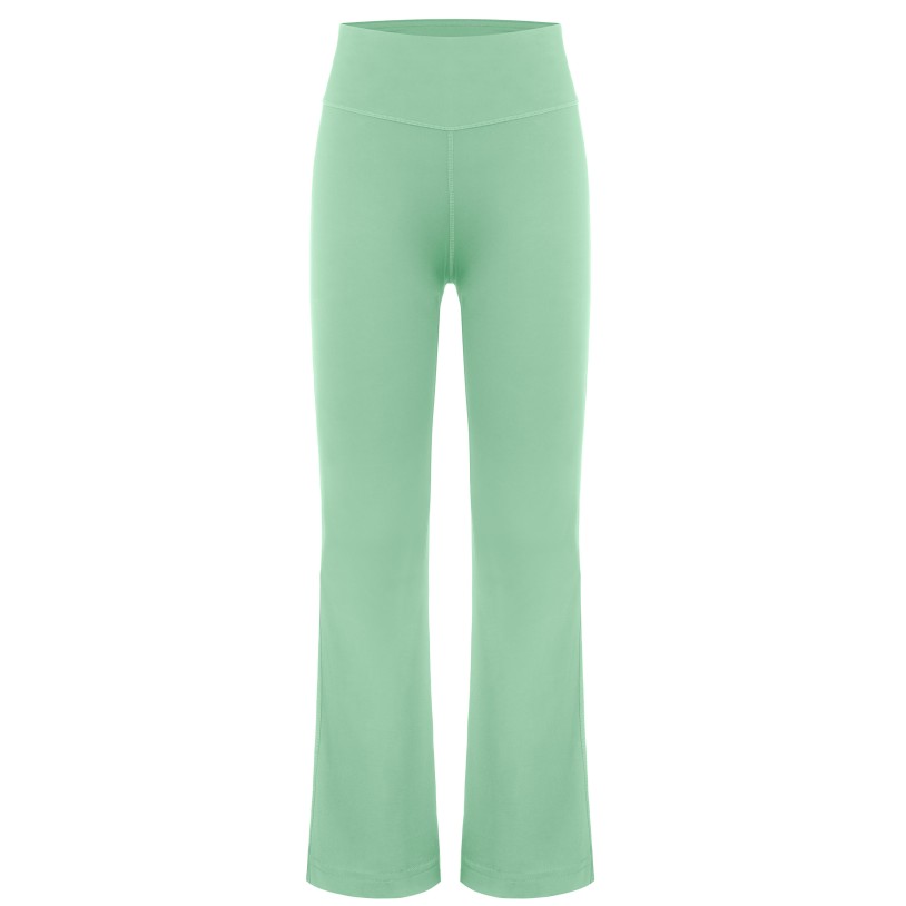 Girls stretch pants almond green