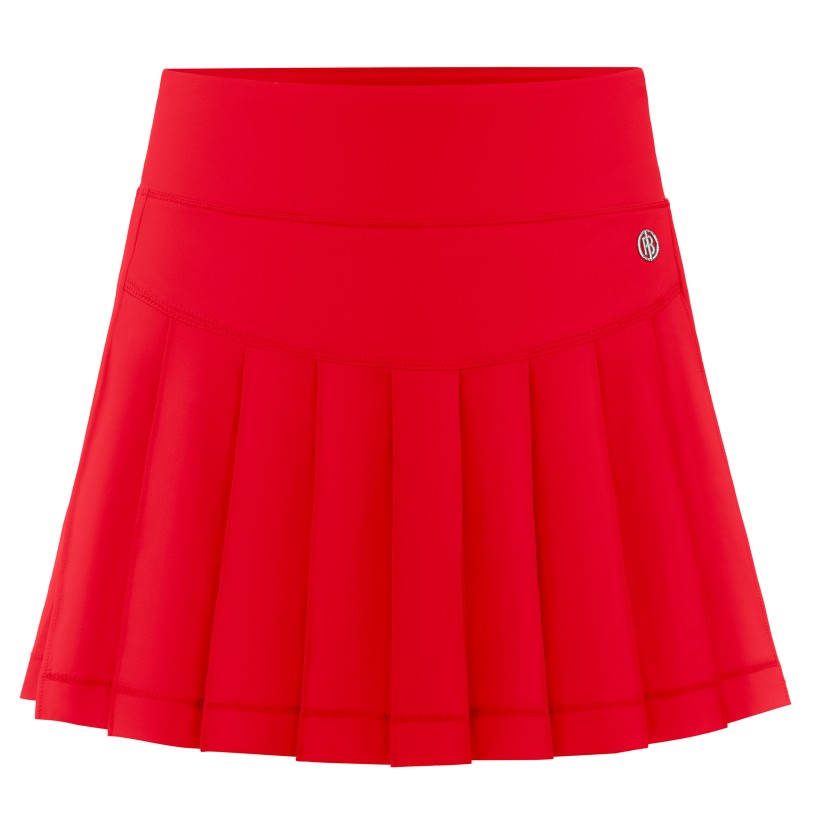 Girls skort strong red