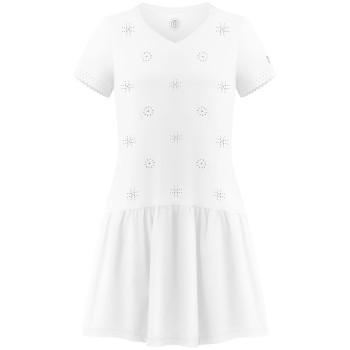 Womens dress fancy white