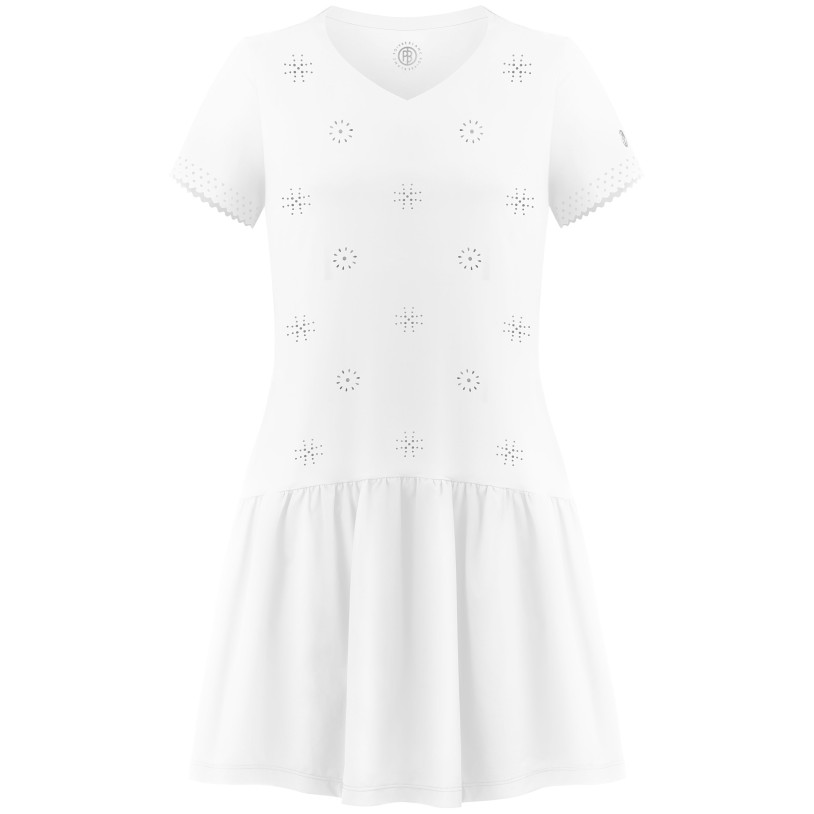 Womens dress fancy white