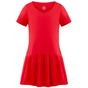 Girls dress strong red