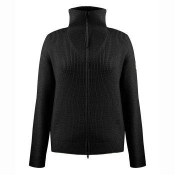 Womens knit jacket black