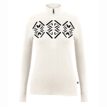 Womens knit sweater white