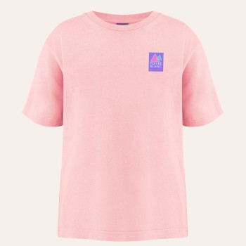 Womens cotton t-shirt iconic flamingo pink