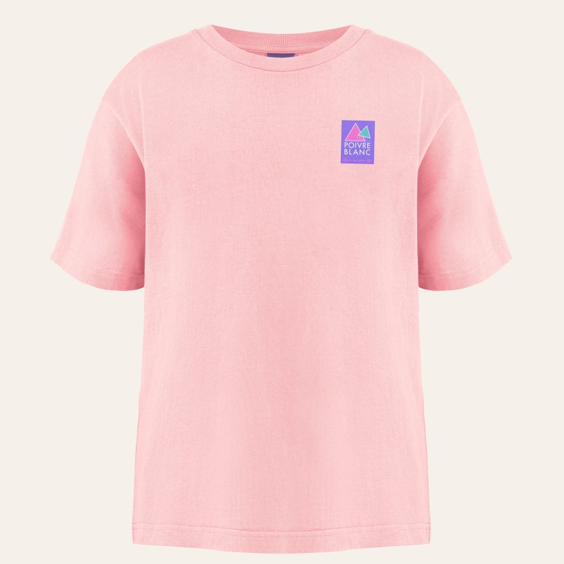 Womens cotton t-shirt iconic flamingo pink