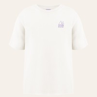 Womens cotton t-shirt beach white