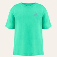 Womens cotton t-shirt beach mint