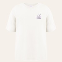 Girls cotton t-shirt beach white