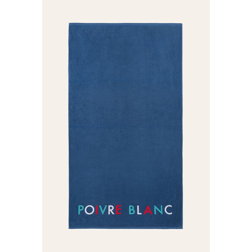 Beach towel java blue