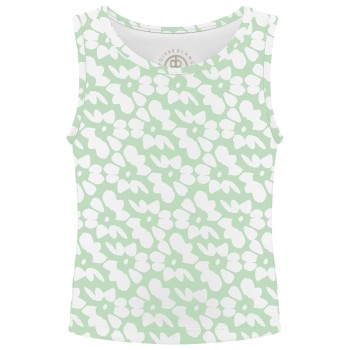 Girls top flower green