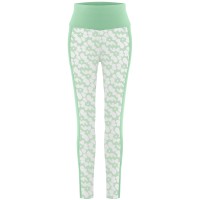 Womens leggings flower green/green